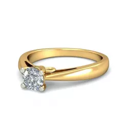 VYT-vjr-2951 Solitaire Engagement ring 3D print model 3D print model
