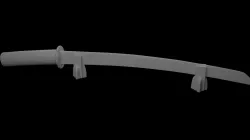 Wakizashi Sword 3D print model