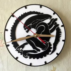 Wall clock ALIEN 3D print model