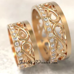 Wedding ring obr 230 3D print model