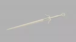 Witcher 3 Ciri Sword STL Files 3D print model