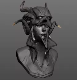 Witcher Female 3D print model