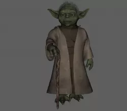 Yoda Star Wars 3D print model