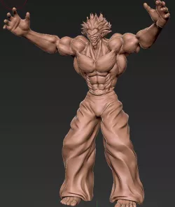 yujiro hanma 3D print model