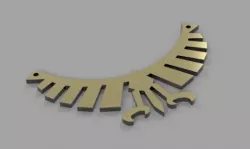Zelda inspired Necklace 3D Model 3D print model