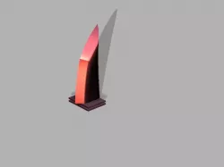 Zero Two Horn Hairpin 3D print model