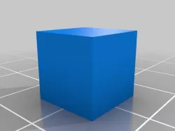 1cm Hollow Calibration Cube