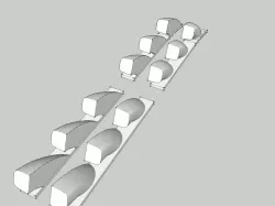 Aircraft exhaust stack