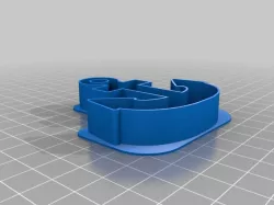 Anchor cookie cutter
