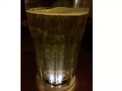 Beer coaster with LED and "Auto-On/Off"