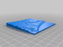 Bournemouth topographical model