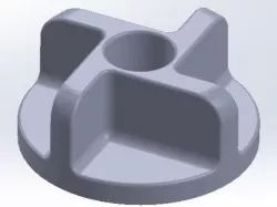 Camping bed foot