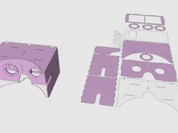Cardboard Google LaserCut