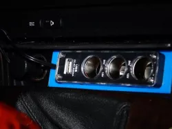 Cigarette lighter 3 way socket splitter with USB for BMW vehicles