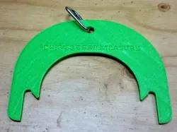 Crab measure for mud and sand crabs