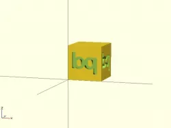 Cubo calibración 20 mm bq