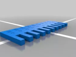 Customizable Laser Cutter Calibration Comb