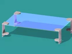 Customizable oven pan holder for the refrigerator