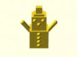 Customizable Robot Snowman