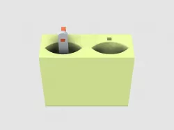 Door mounted Popsicle Maker and thawing model included #IceBoxChallenge