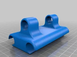 Experimental bot with three degrees of freedom, part one: rail holder.