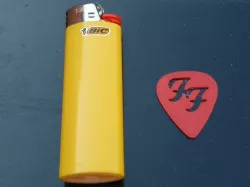 Foo Fighters logo cutout guitar pick