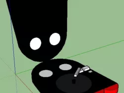 Ghostly Record Player