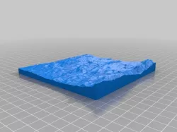 Guildford topographical model