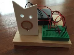 Interactive Tiny Ghost Figure