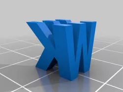 Kallel (Two Letter Sculpture)