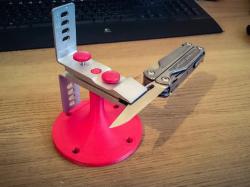 Lansky sharpening system C-clamp mount #3DThursday #3DPrinting