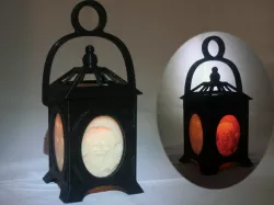 LED Holiday Litho-Lantern