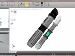 Lightsaber with internal components (Remix)
