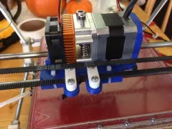 MK8 Printhead horizontal Carriage and Ninja Flex / TPU Filament path Adapter