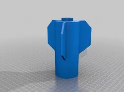 Model Rocket Base- Fin Can Assembly