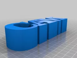 My Customized 3 Letters in a Row