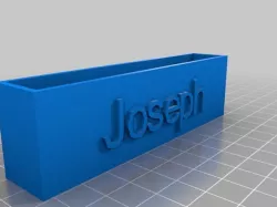 My Customized Basic Business Card Holder Joseph