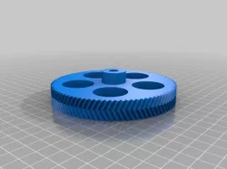 My Customized Parametric Herringbone Gear Set for Stepper Extruders