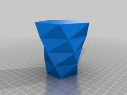 My Customized Twisted Polygon Vase
