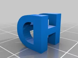 My Customized Two Letter sculpture