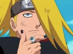 Naruto shippuden: Deidara kanji (Seiryu) Necklace