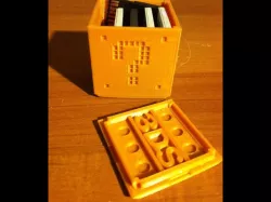 Nintendo 3DS DS Game Cartridge Case Mario Bros Question-Mark Box with snap-top