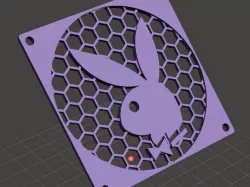 Playboy - Fan Cooler Grid - Grill - Shield 80x80