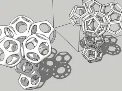 Playful Polyhedral Piling Possibilities - Dodecahedra 1