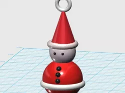 Santa Christmas tree decoration