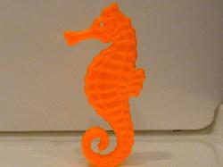 seahorse balanced so it stands on its tail 3d models 【 STLFinder