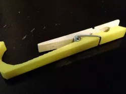 Shower Bar Clothes Pin - Film Holder
