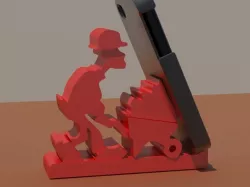smartphone holder -construction worker