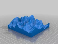 Snowdonia topographic model