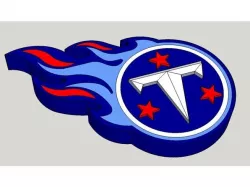 Tennessee Titans 3D Logo